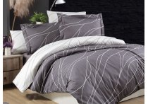Постельное белье сатин First Choice - Mesi Quick Silver (Турция), евро